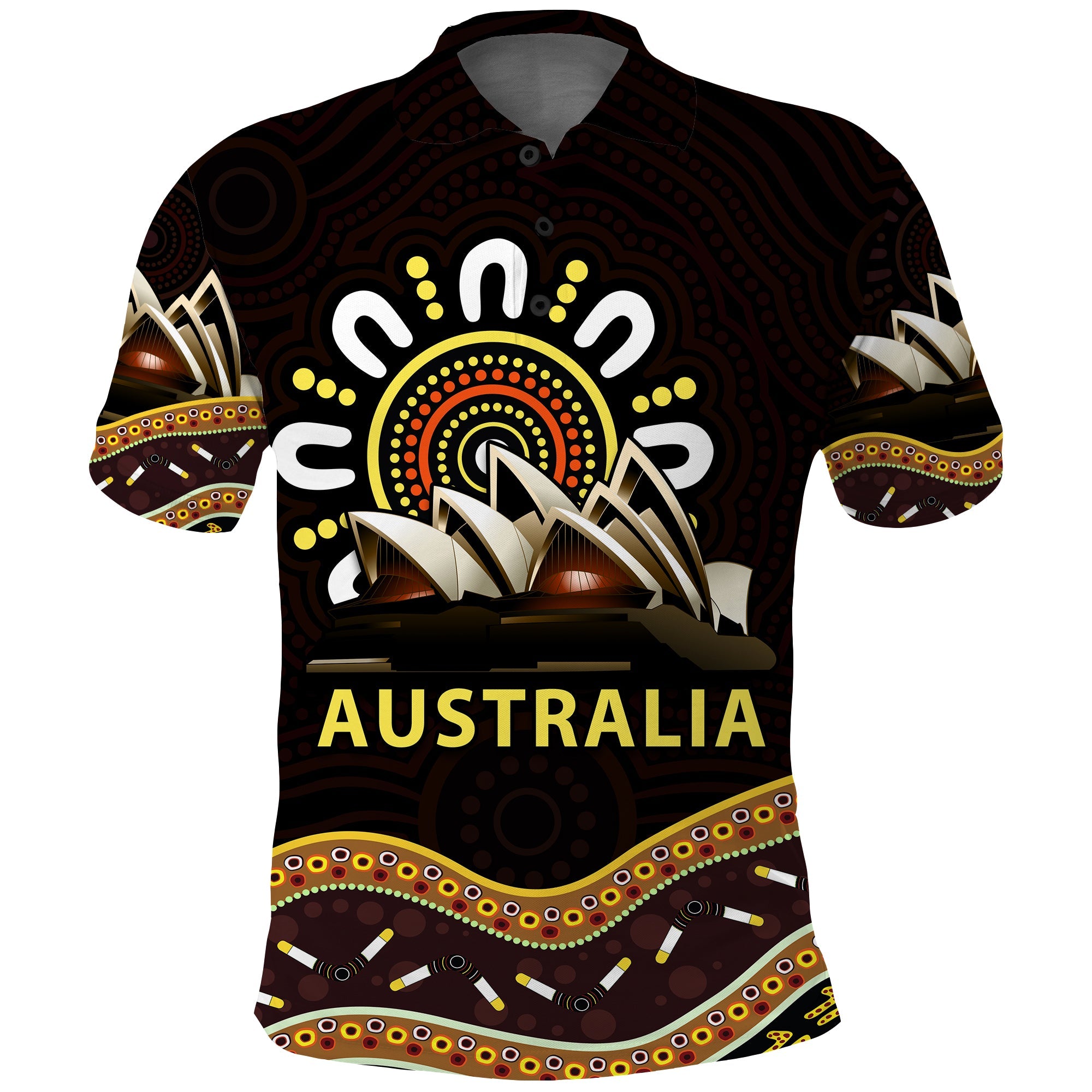 sydney-australia-polo-shirt-aboriginal-art-sydney-opera-house