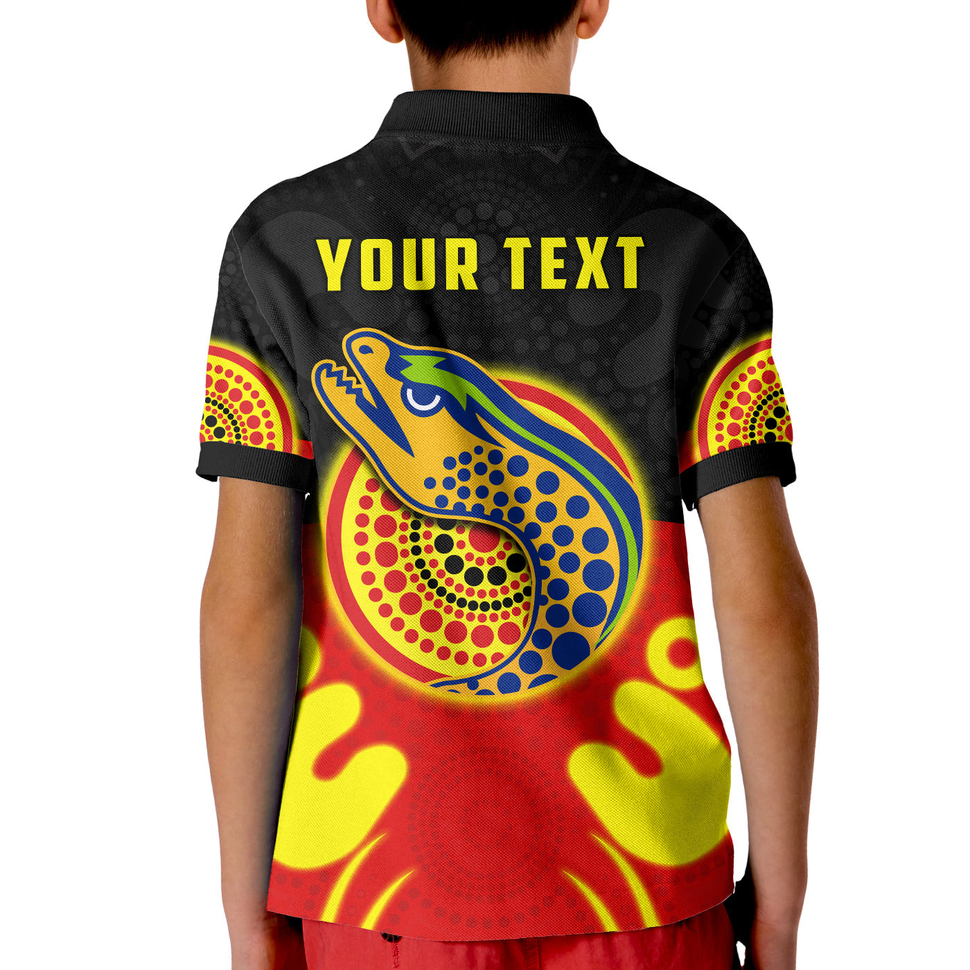 custom-personalised-eels-indigenous-polo-shirt-kid-style-aboriginal-flag