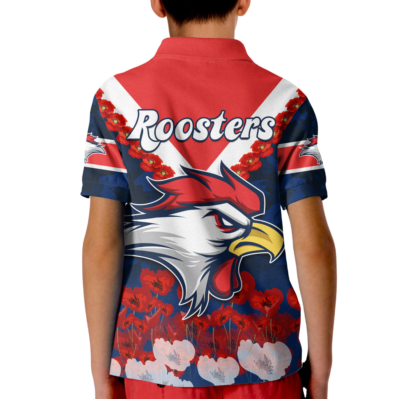 roosters-anzac-2022-polo-shirt-kid-we-will-remember-them