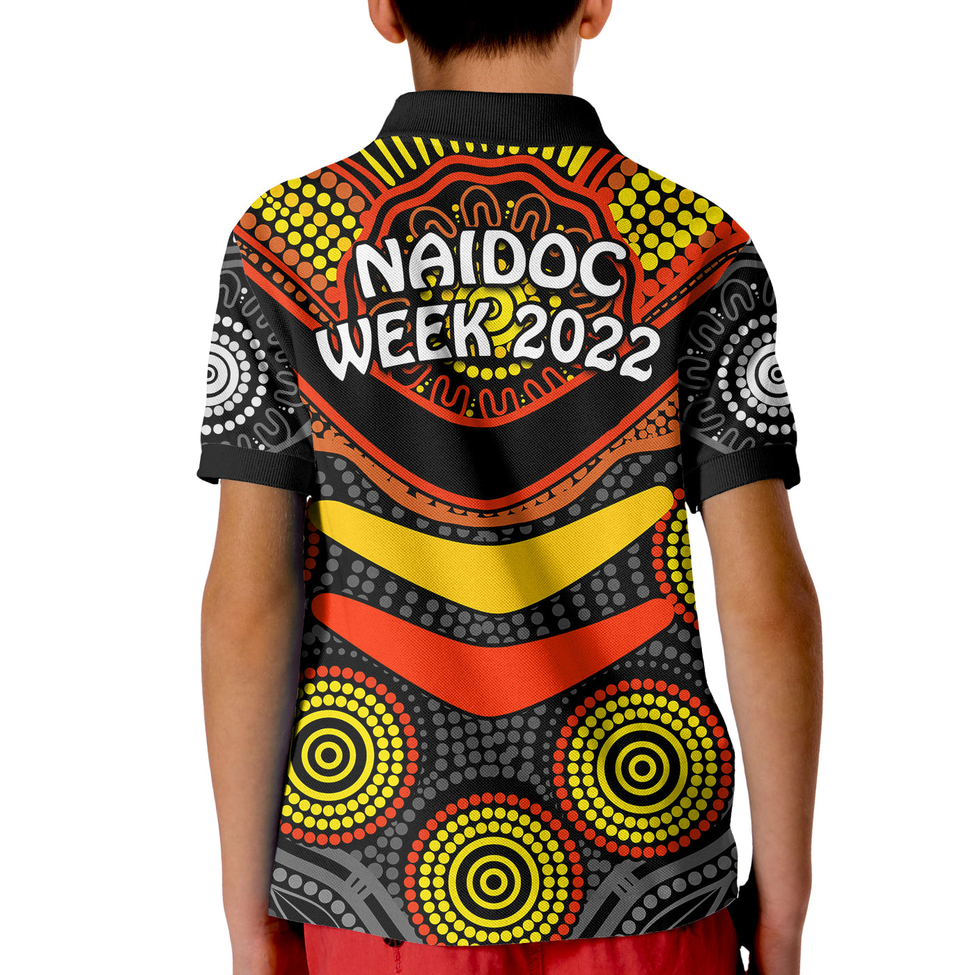 naidoc-week-2022-polo-shirt-kid-aboriginal-get-up-stand-up-show-up