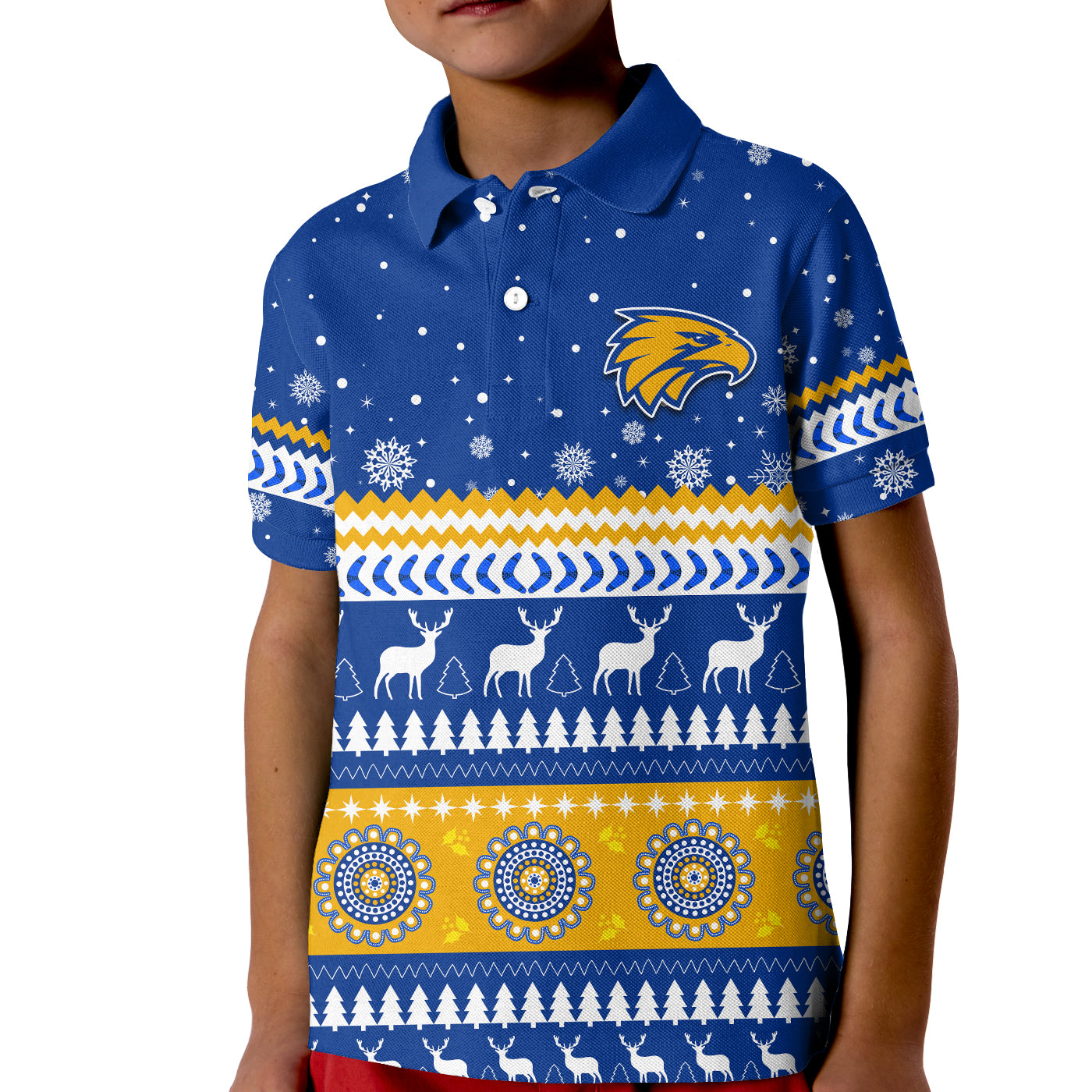 eagles-christmas-polo-shirt-kid-indigenous-west-coast