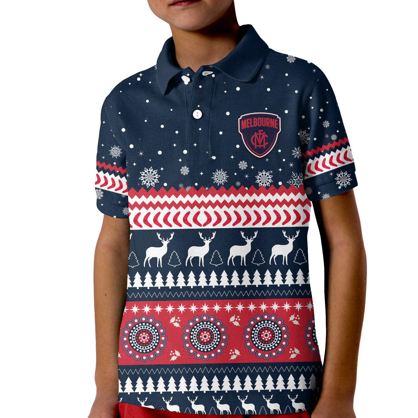 custom-personalised-demons-christmas-polo-shirt-kid-indigenous-melbourne-football