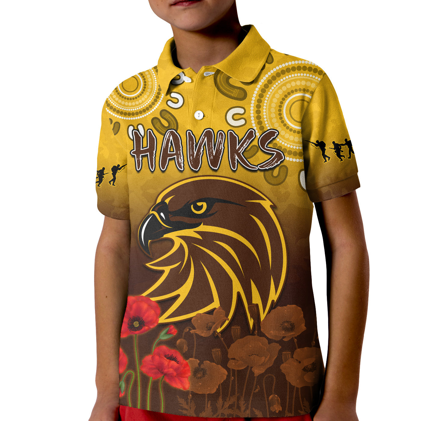 hawks-anzac-2022-polo-shirt-hawthorn-football-aboriginal-poppy