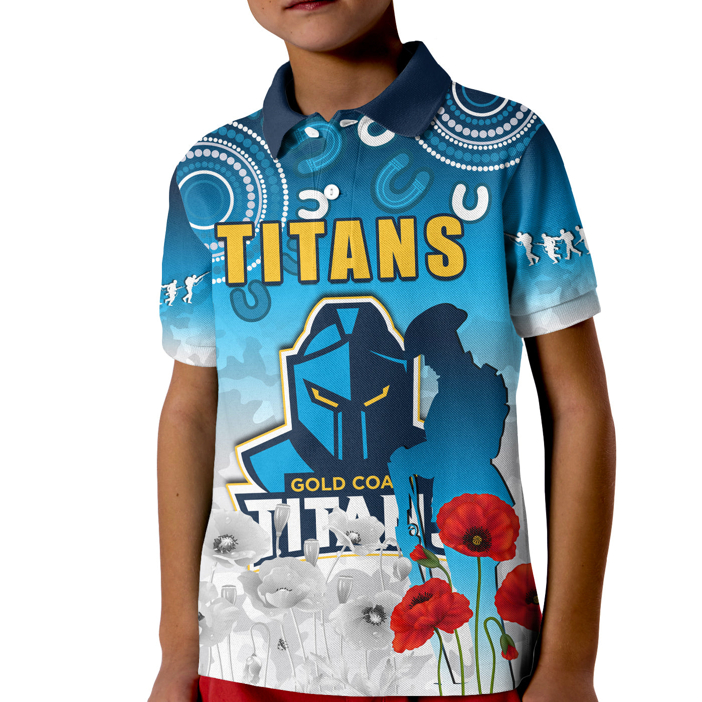 titans-anzac-2022-polo-shirt-kid-gold-coast-aboriginal-white-camouflage