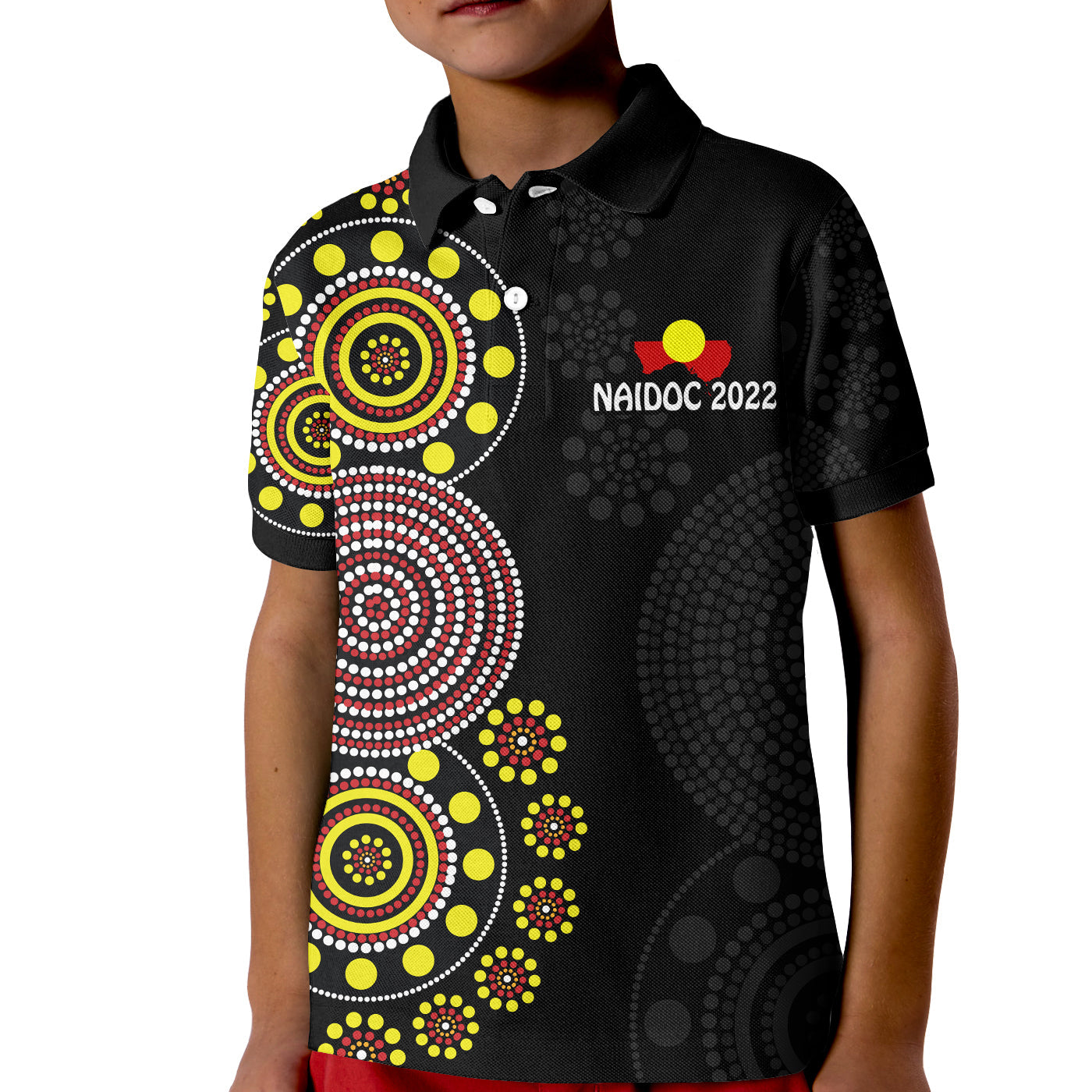 naidoc-week-2022-polo-shirt-kid-version-aboriginal-dot-get-up