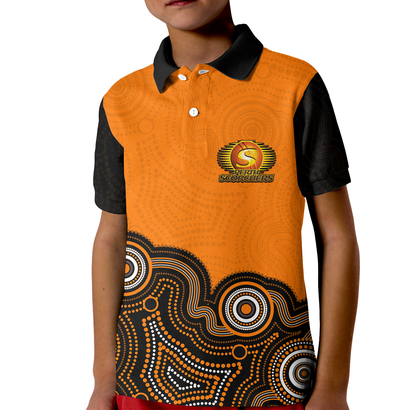 custom-personalised-and-numberperth-scorchers-polo-shirt-kid-cricket-aboriginal-style