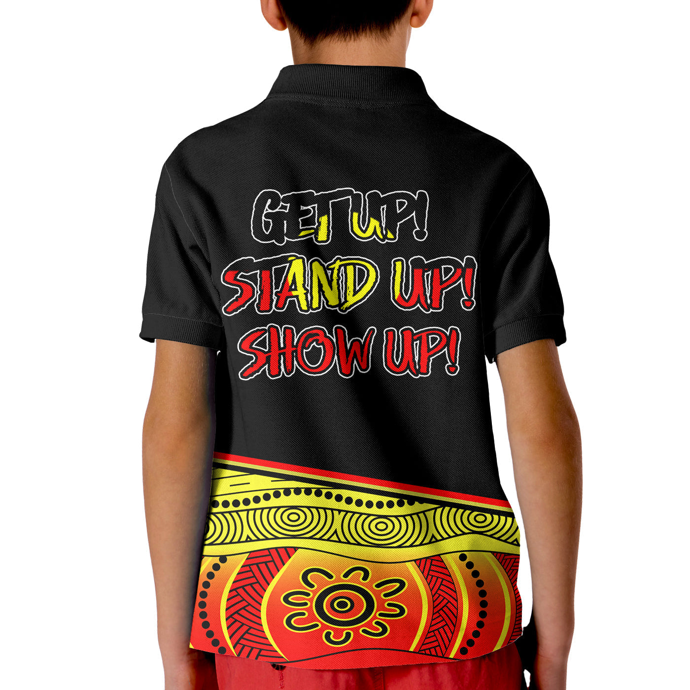 naidoc-week-2022-polo-shirt-kid-aboriginal-flag