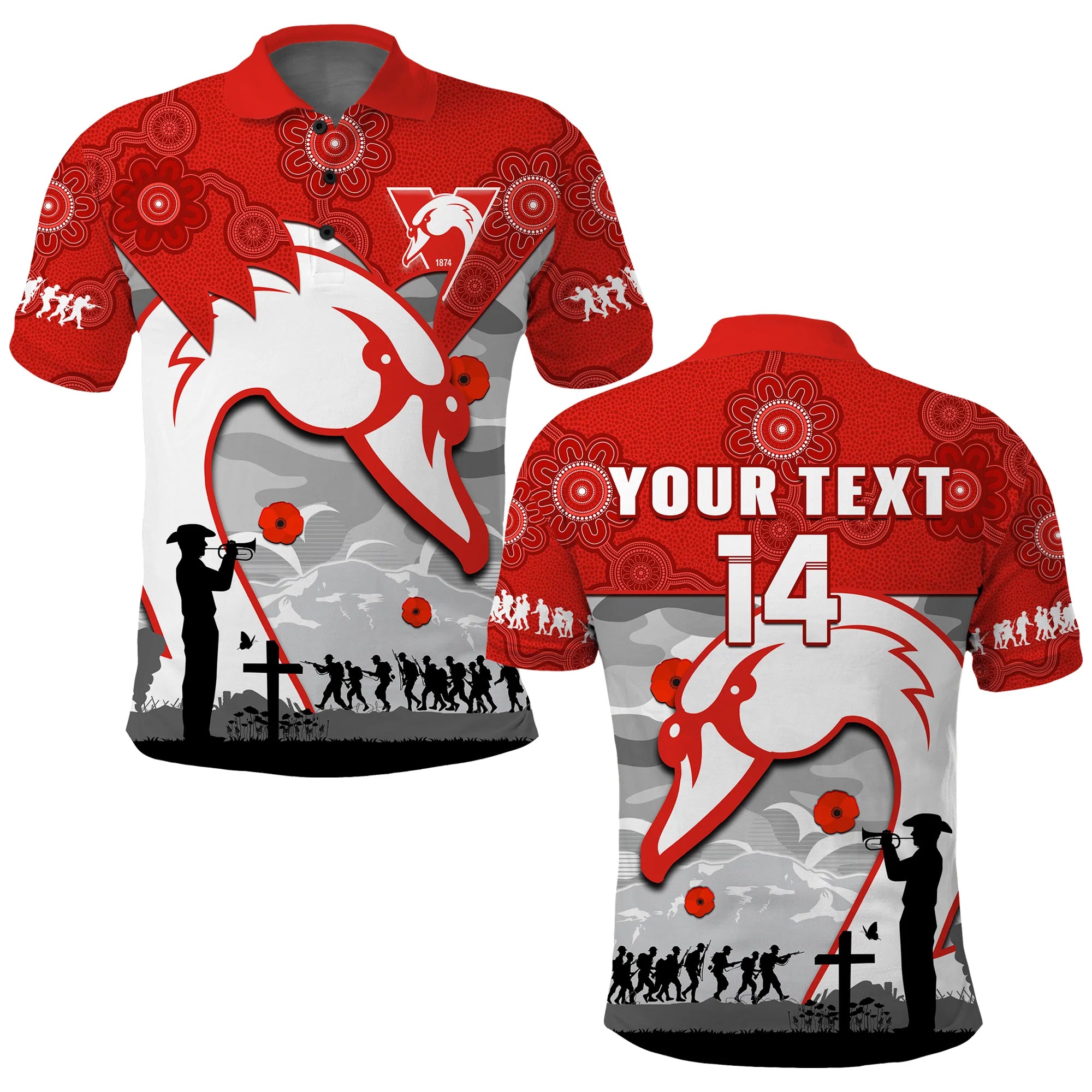 custom-text-and-number-swans-football-anzac-polo-shirt-sydney-indigenous-camouflage-art