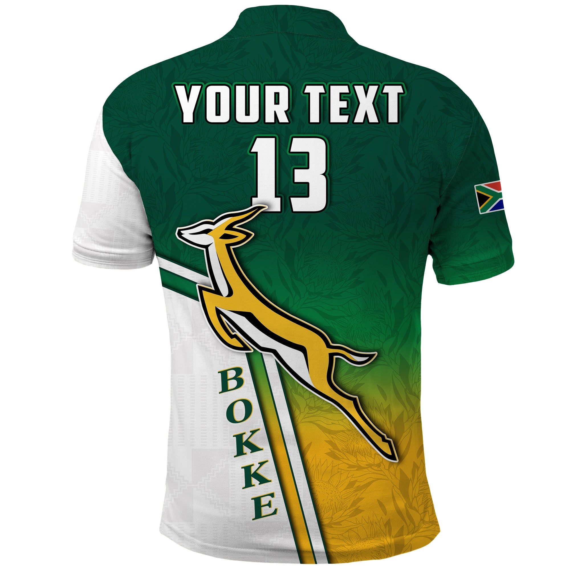 custom-text-and-number-south-africa-rugby-polo-shirt-protea-flower-springboks-go-bokke