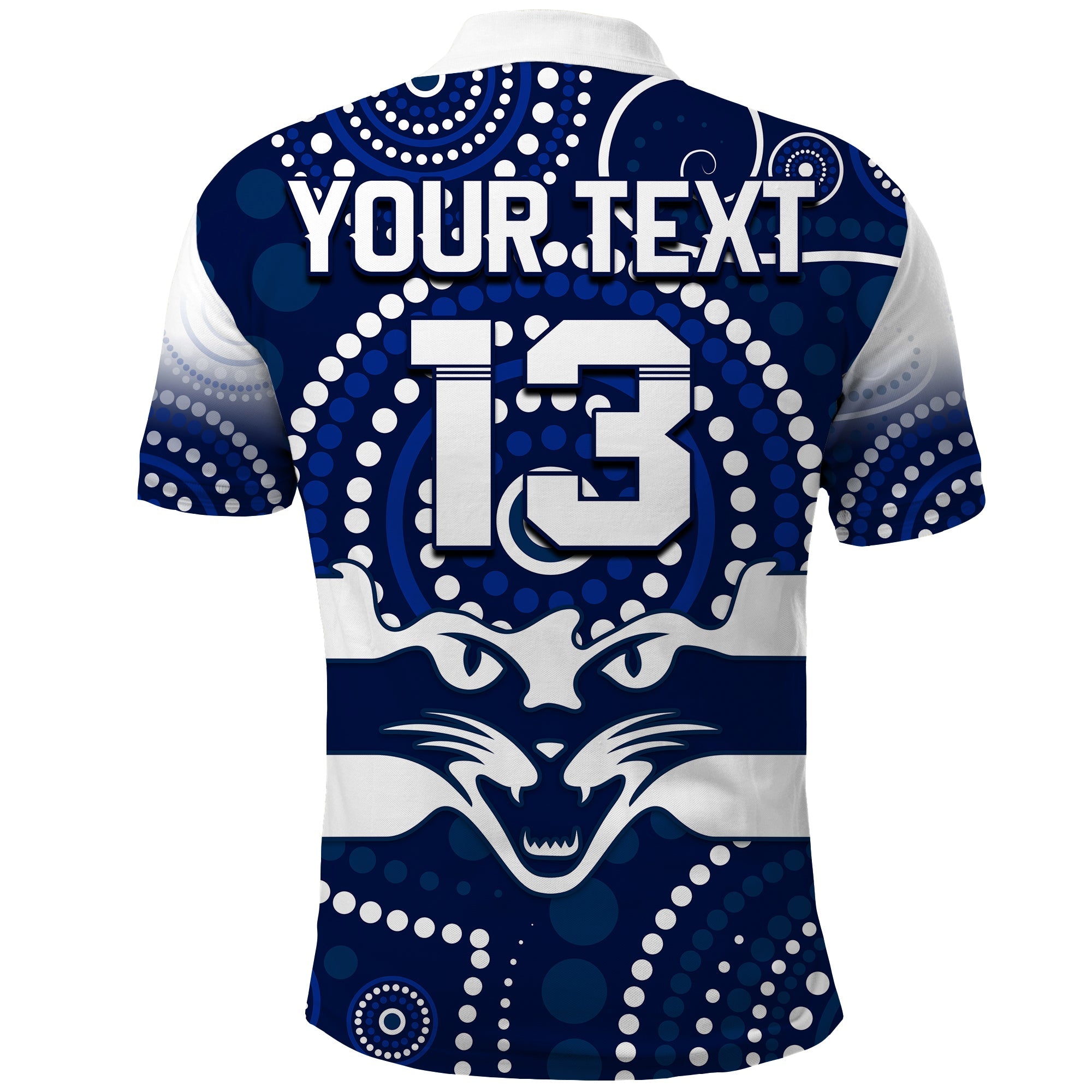 custom-text-and-number-cats-football-polo-shirt-aboriginal-australian-premiers-2022-proud-geelong-cartoon