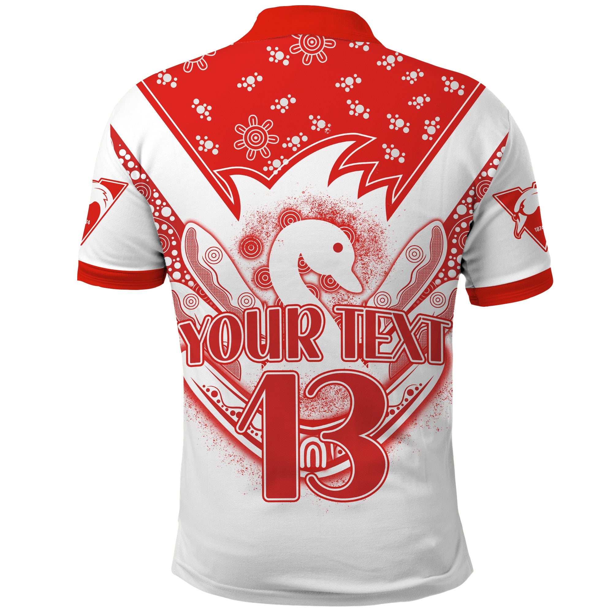 custom-text-and-number-swans-football-polo-shirt-est-1874-aboriginal-boomerang-sydney-bloods