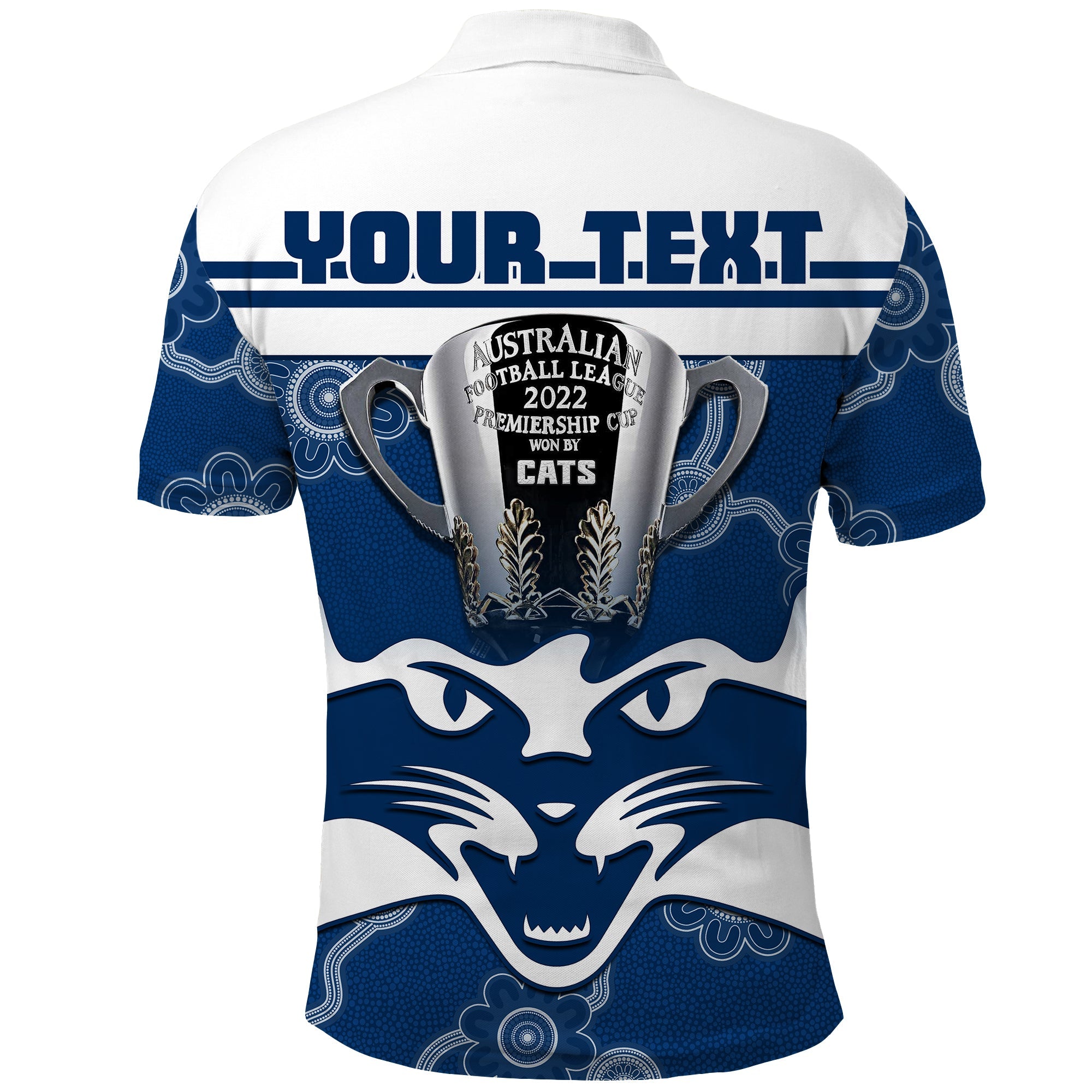 custom-personalised-cats-football-polo-shirt-geelong-premiers-2022-aboriginal