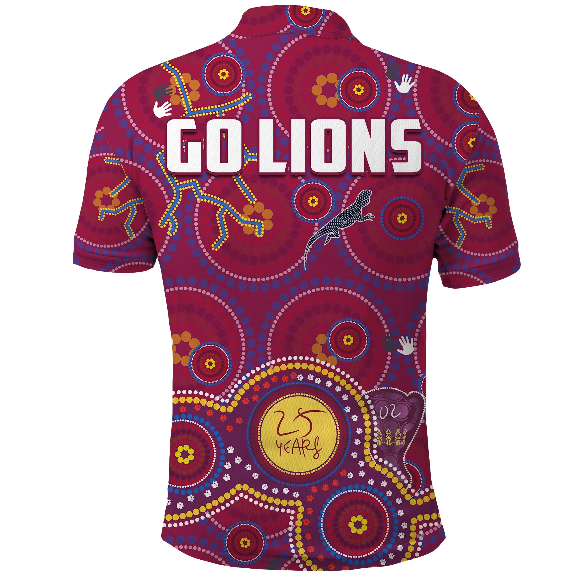 brisbane-football-polo-shirt-indigenous-pattern-go-lions-unique-style