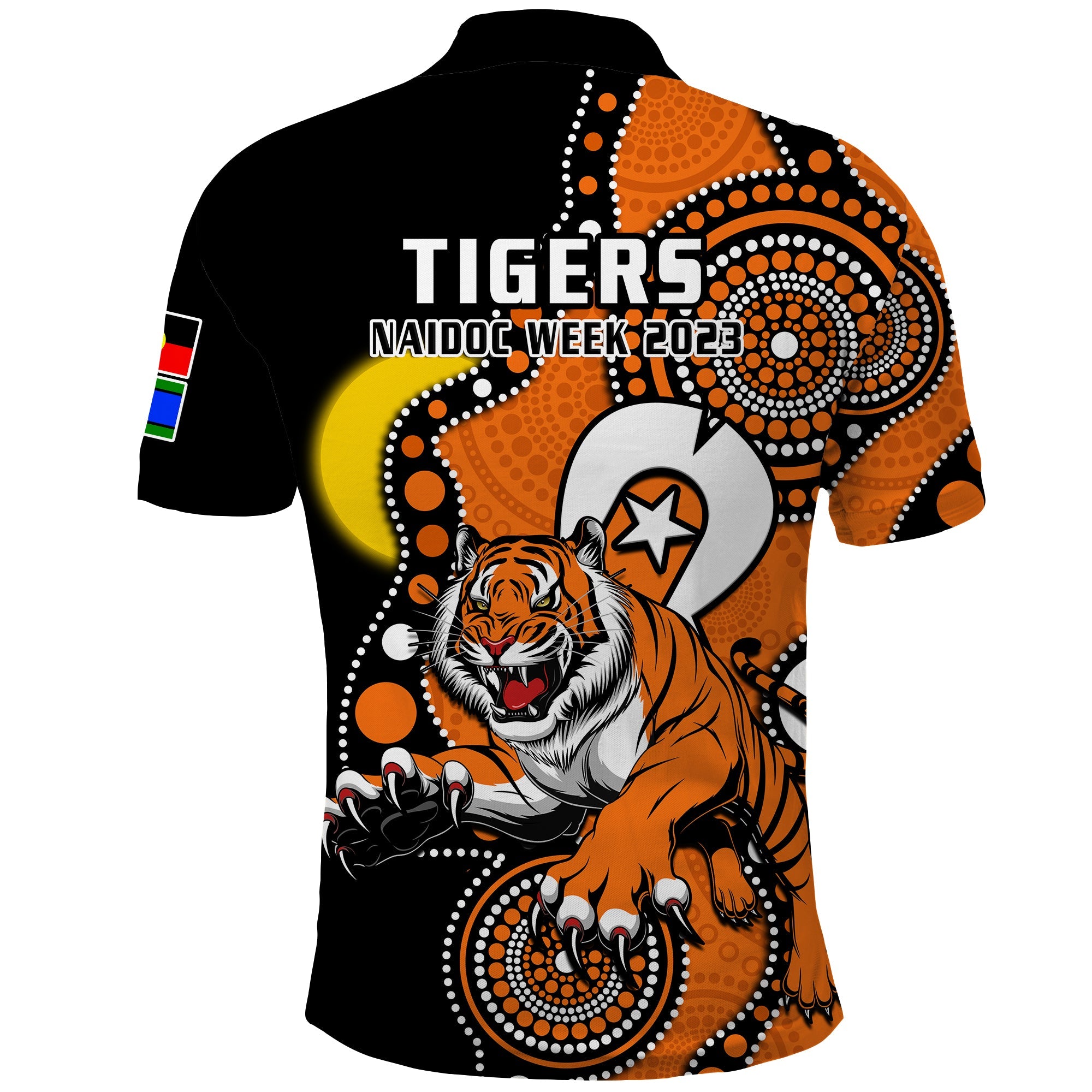 wests-tigers-rugby-naidoc-2023-polo-shirt-for-our-elders-indigenous-art