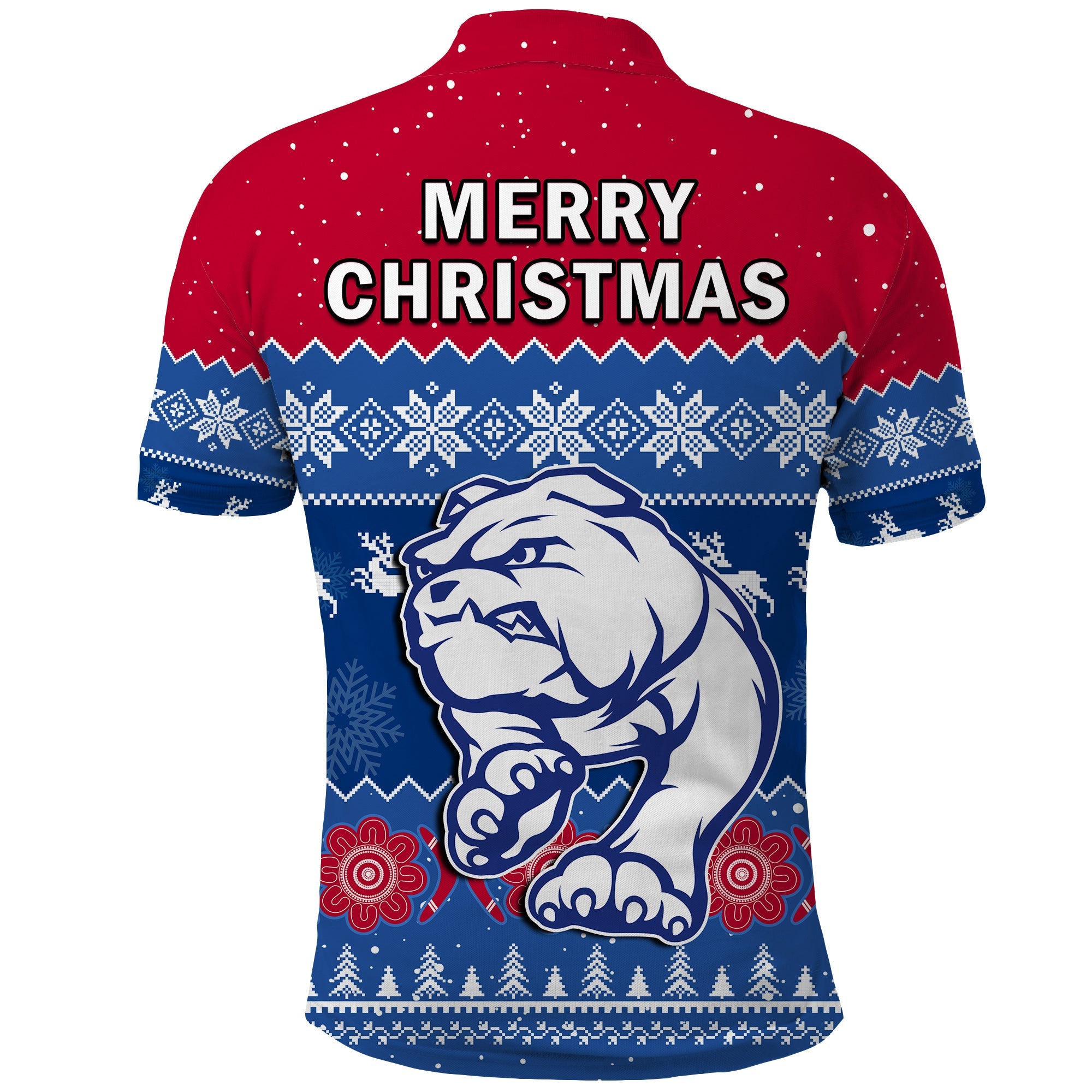 western-bulldogs-football-polo-shirt-dogs-indigenous-merry-christmas