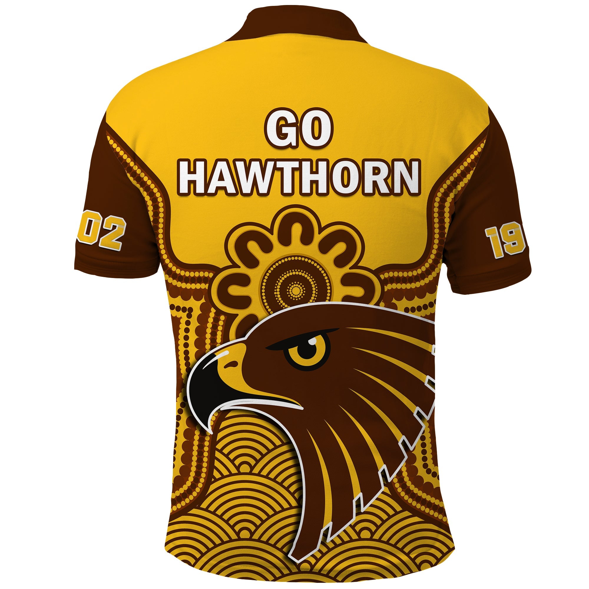 hawthorn-football-polo-shirt-go-hawks-1902-aboriginal-art