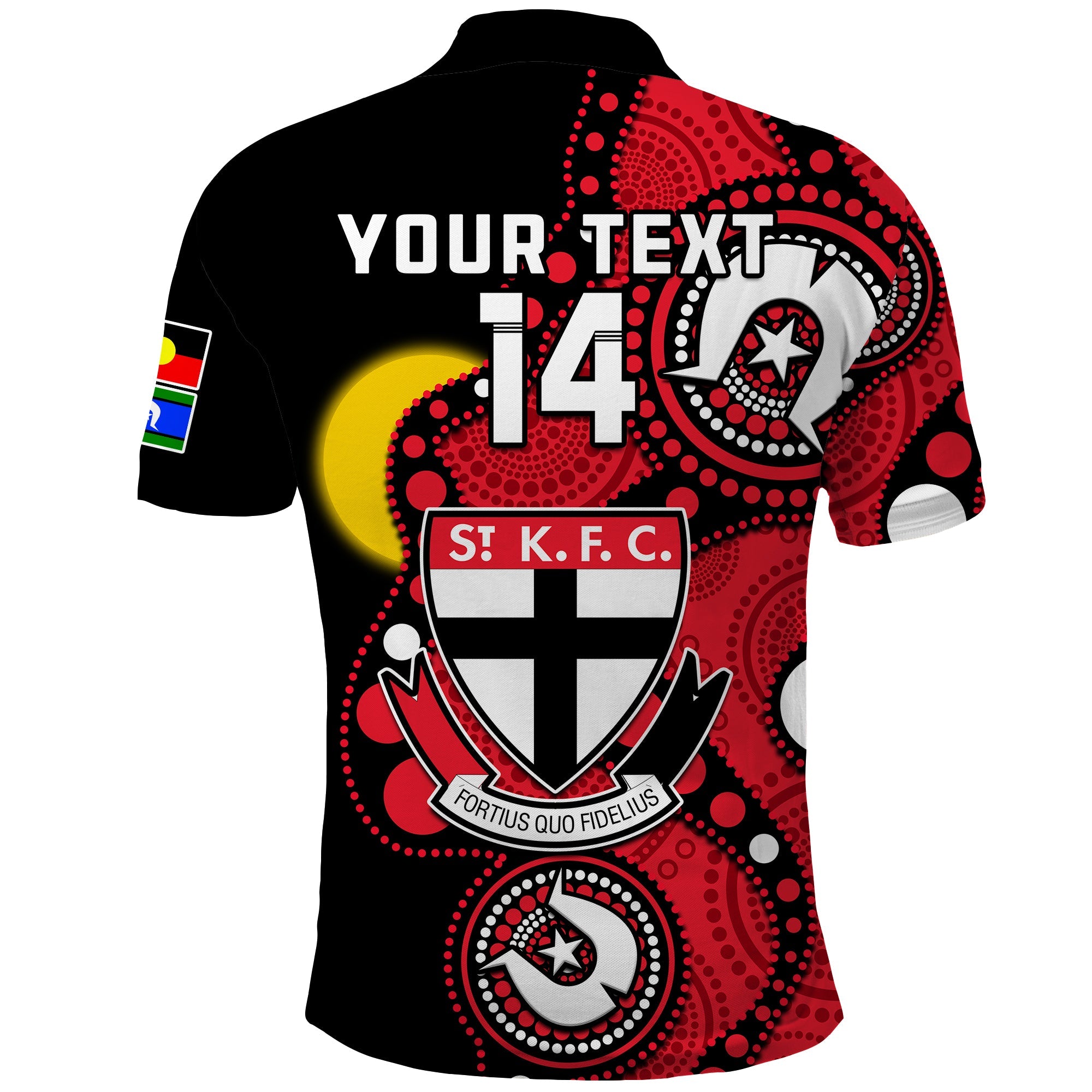 custom-text-and-number-st-kilda-football-naidoc-2023-polo-shirt-saints-indigenous-for-our-elders