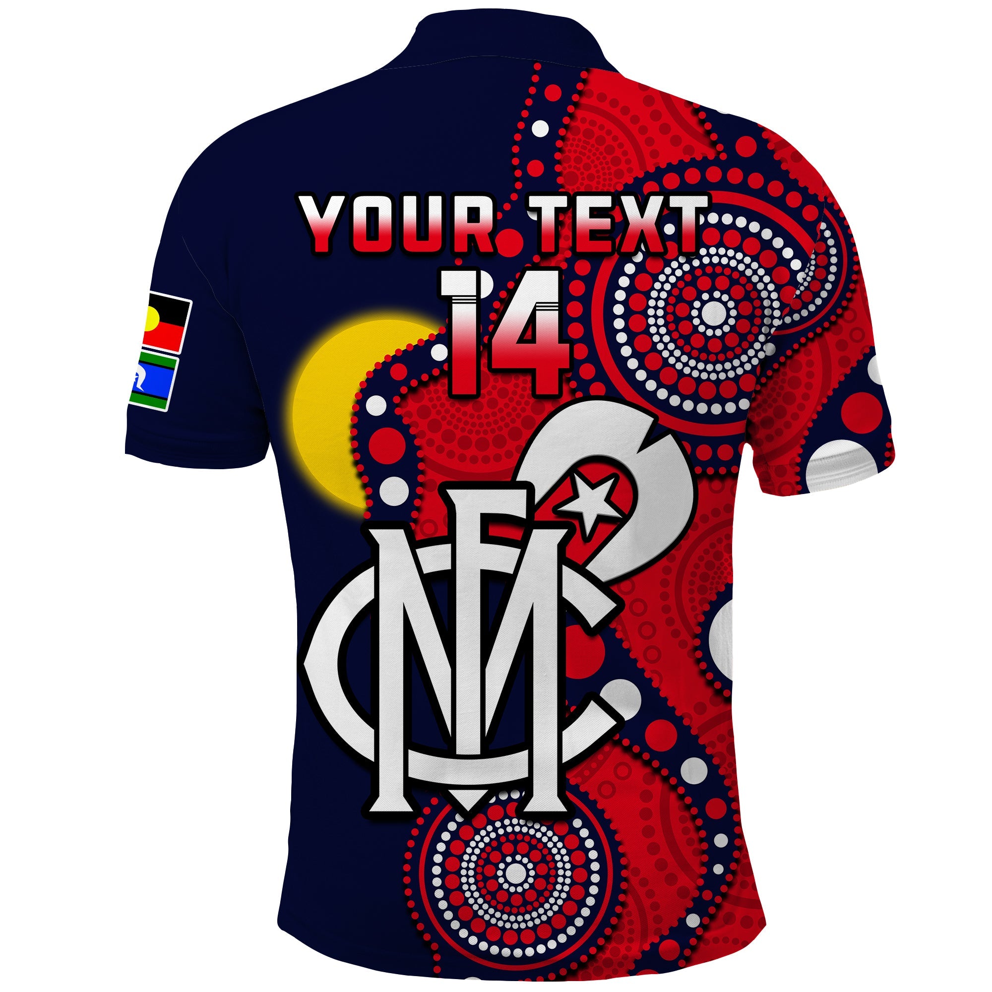 custom-text-and-number-melbourne-football-naidoc-2023-polo-shirt-demons-for-our-elders-indigenous