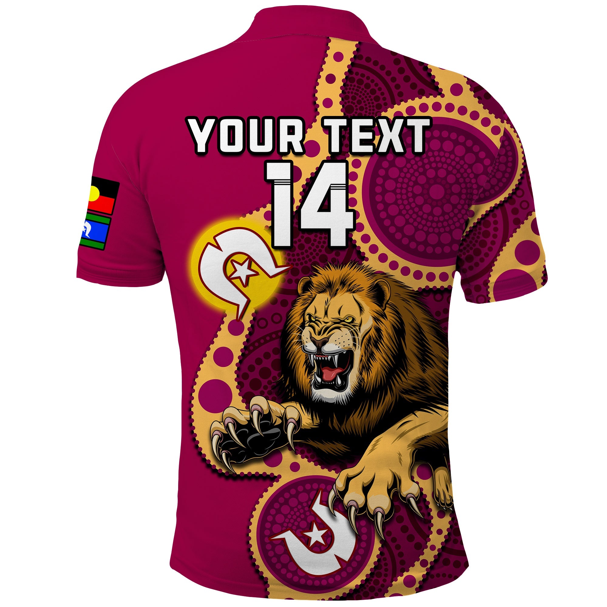 custom-text-and-number-brisbane-lions-football-naidoc-2023-polo-shirt-for-our-elders-indigenous-art