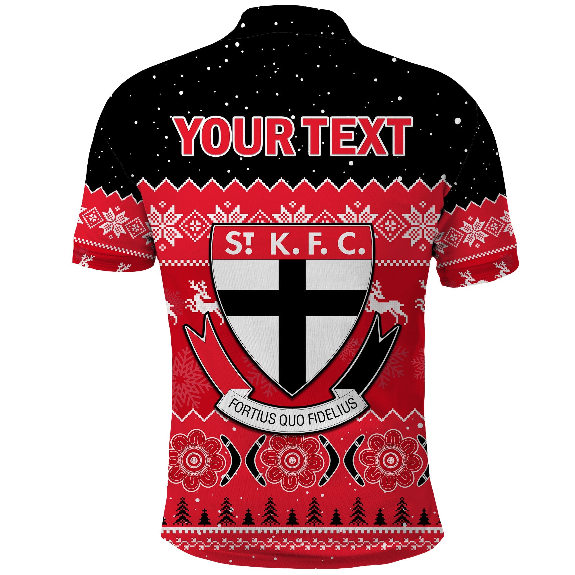 custom-personalised-st-kilda-football-polo-shirt-saints-indigenous-merry-christmas