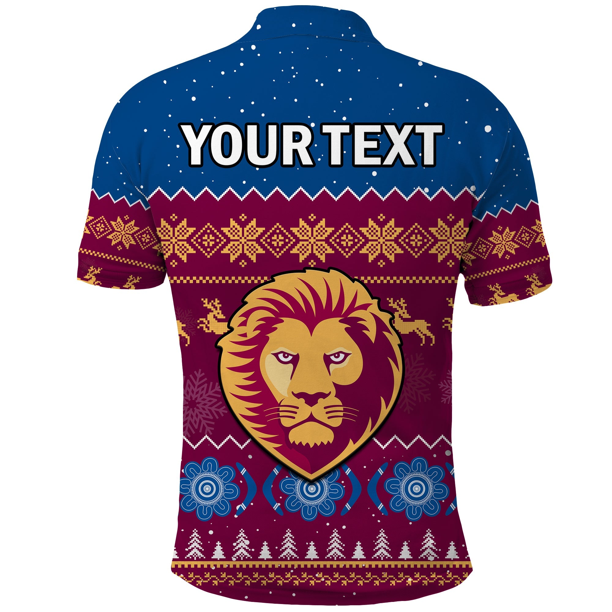 custom-personalised-brisbane-football-polo-shirt-lions-indigenous-merry-christmas