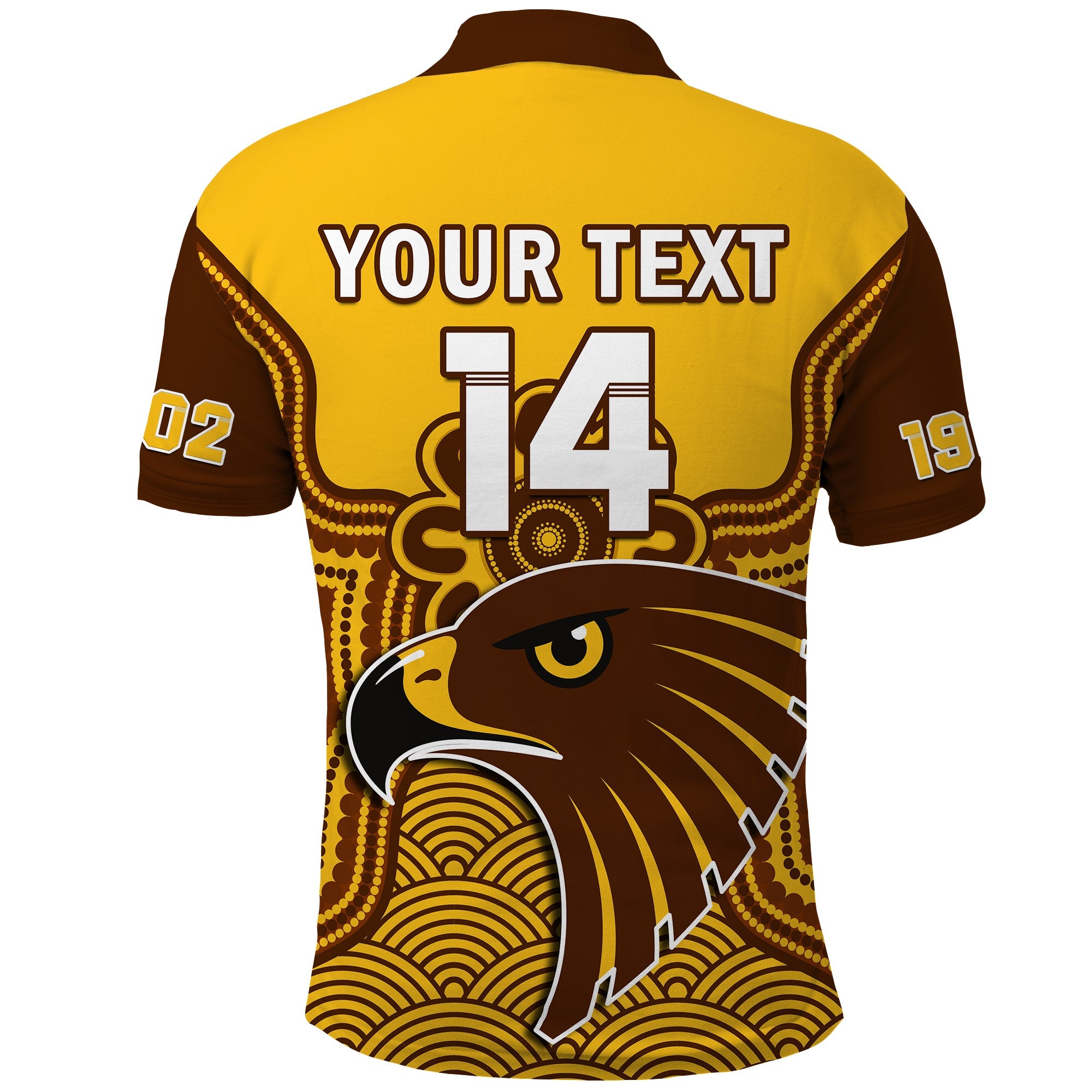 custom-text-and-number-hawthorn-football-polo-shirt-go-hawks-1902-aboriginal-art