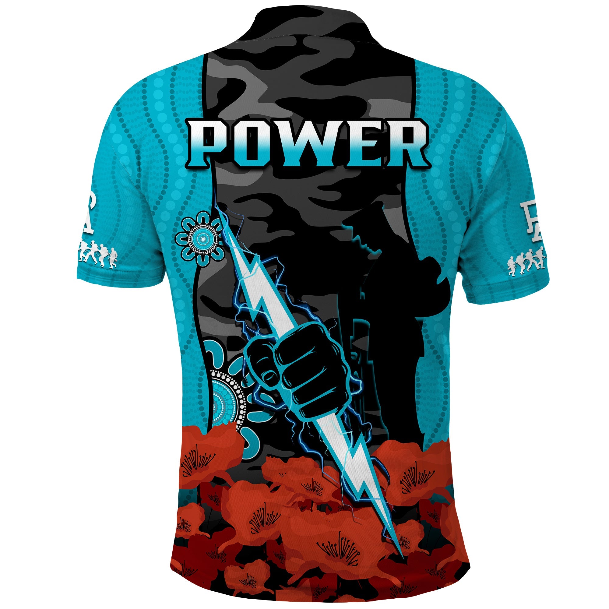 port-adelaide-football-anzac-2023-polo-shirt-power-aboriginal-mix-poppy-camouflage