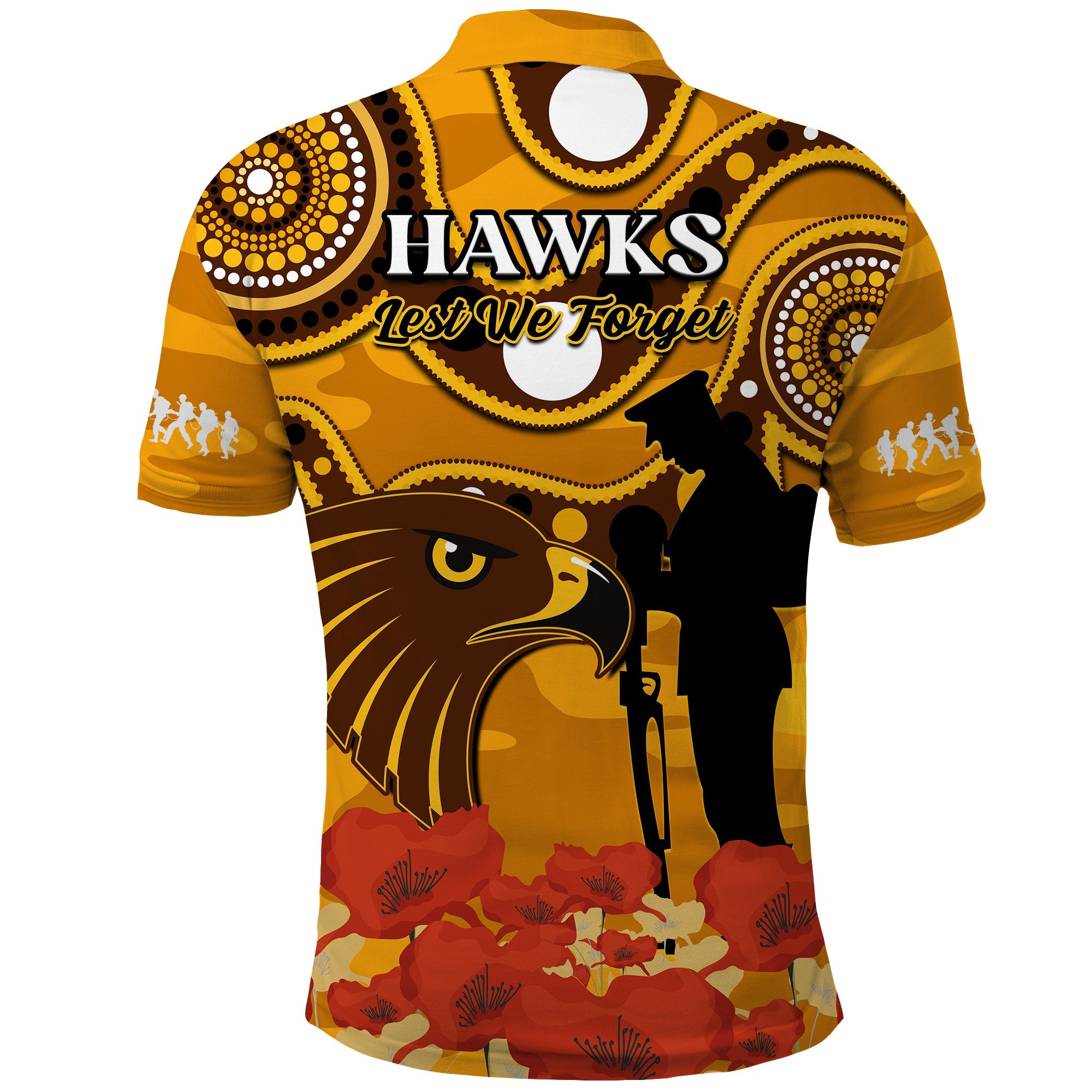 hawks-football-anzac-2023-polo-shirt-indigenous-mix-poppy-camouflage