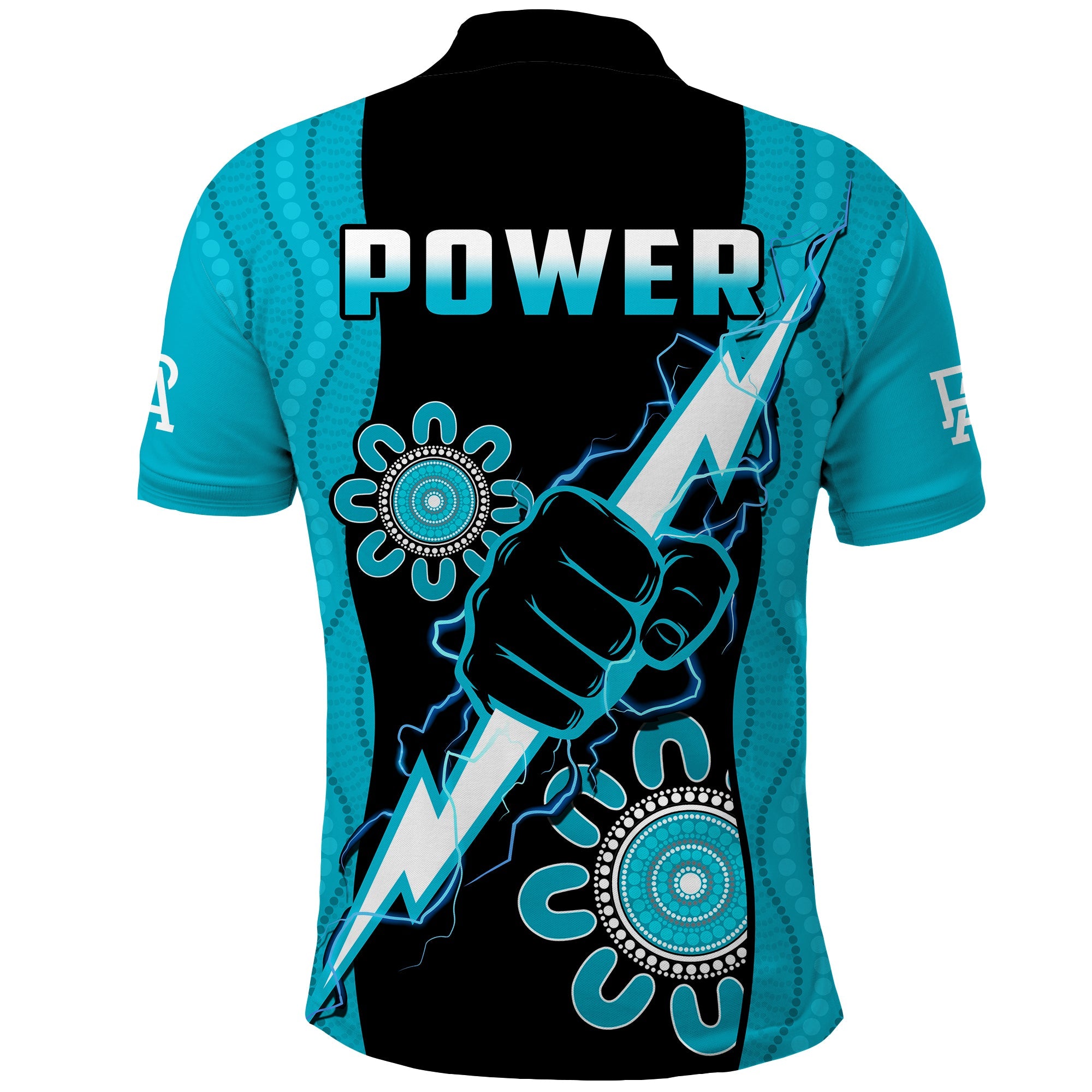 port-adelaide-football-polo-shirt-power-thunder-hand-mix-aboriginal-dynamic