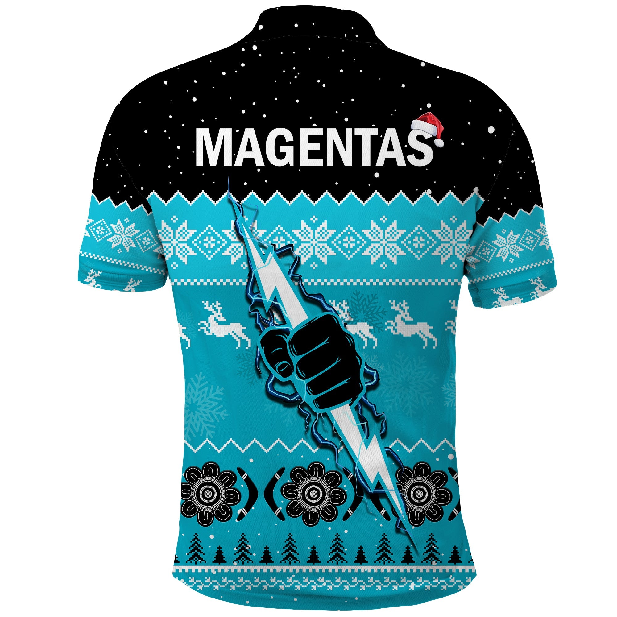 port-adelaide-football-polo-shirt-magentas-indigenous-merry-christmas