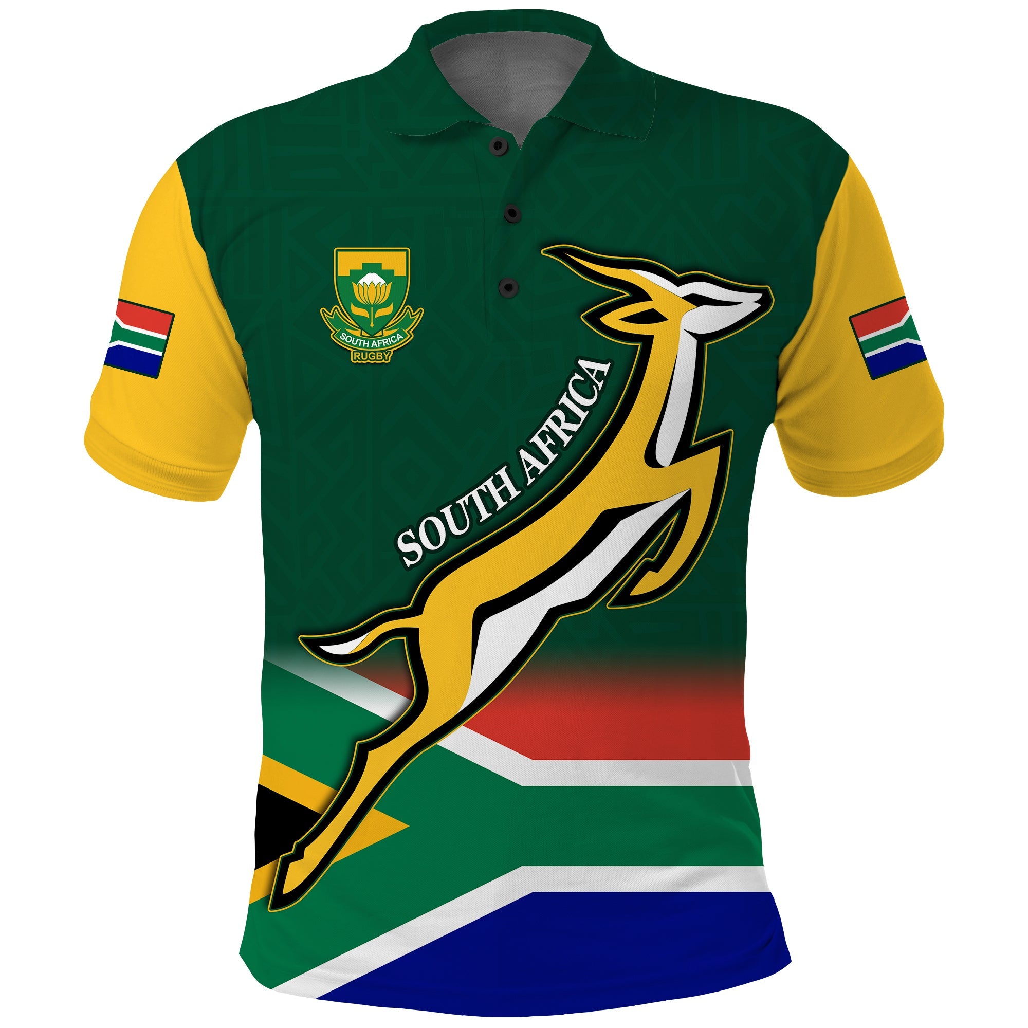 custom-personalised-south-africa-rugby-polo-shirt-springboks-champion-bokke-african-pattern-go-bokke