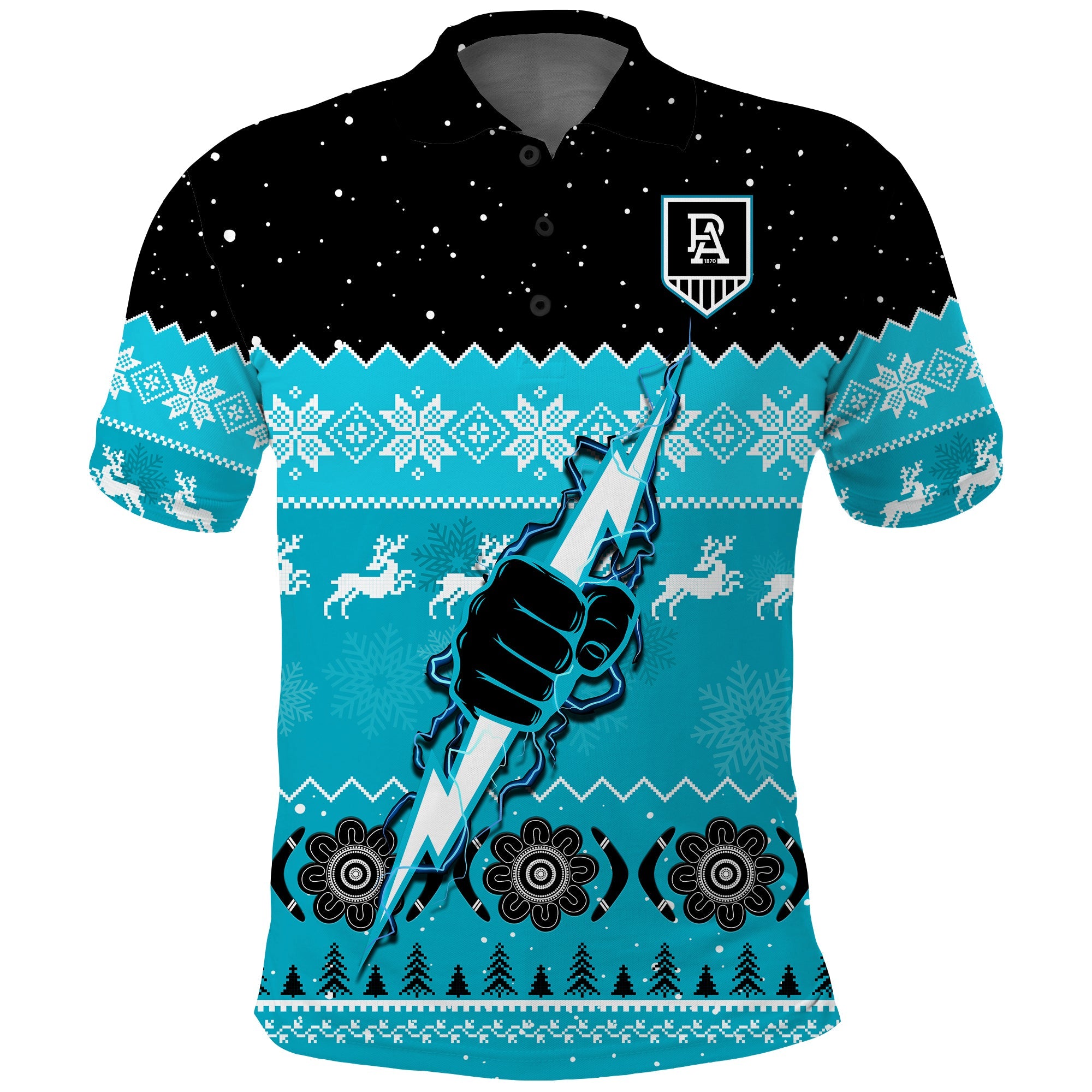 port-adelaide-football-polo-shirt-magentas-indigenous-merry-christmas