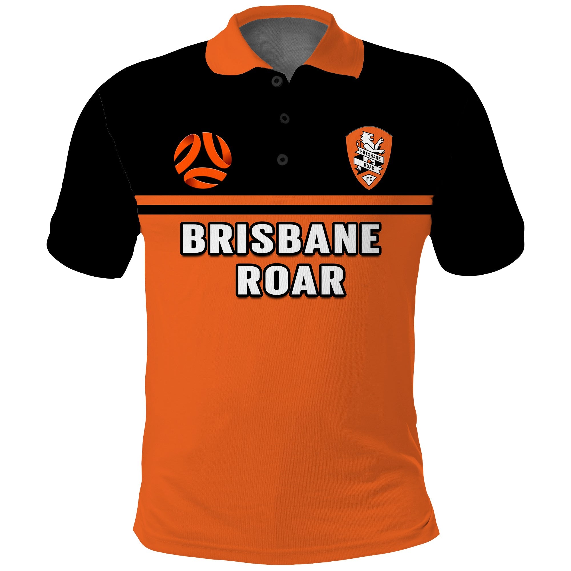 custom-text-and-number-brisbane-roar-football-polo-shirt-go-lions-simple-style