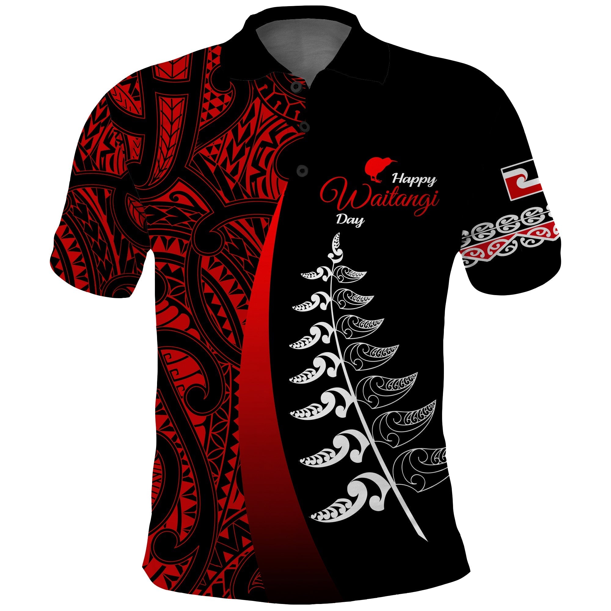 waitangi-day-polo-shirt-maori-mix-fern-style-red