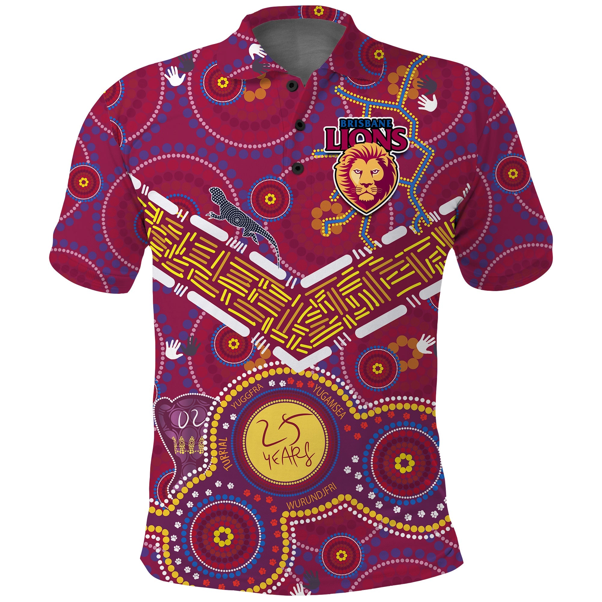 brisbane-football-polo-shirt-indigenous-pattern-go-lions-unique-style