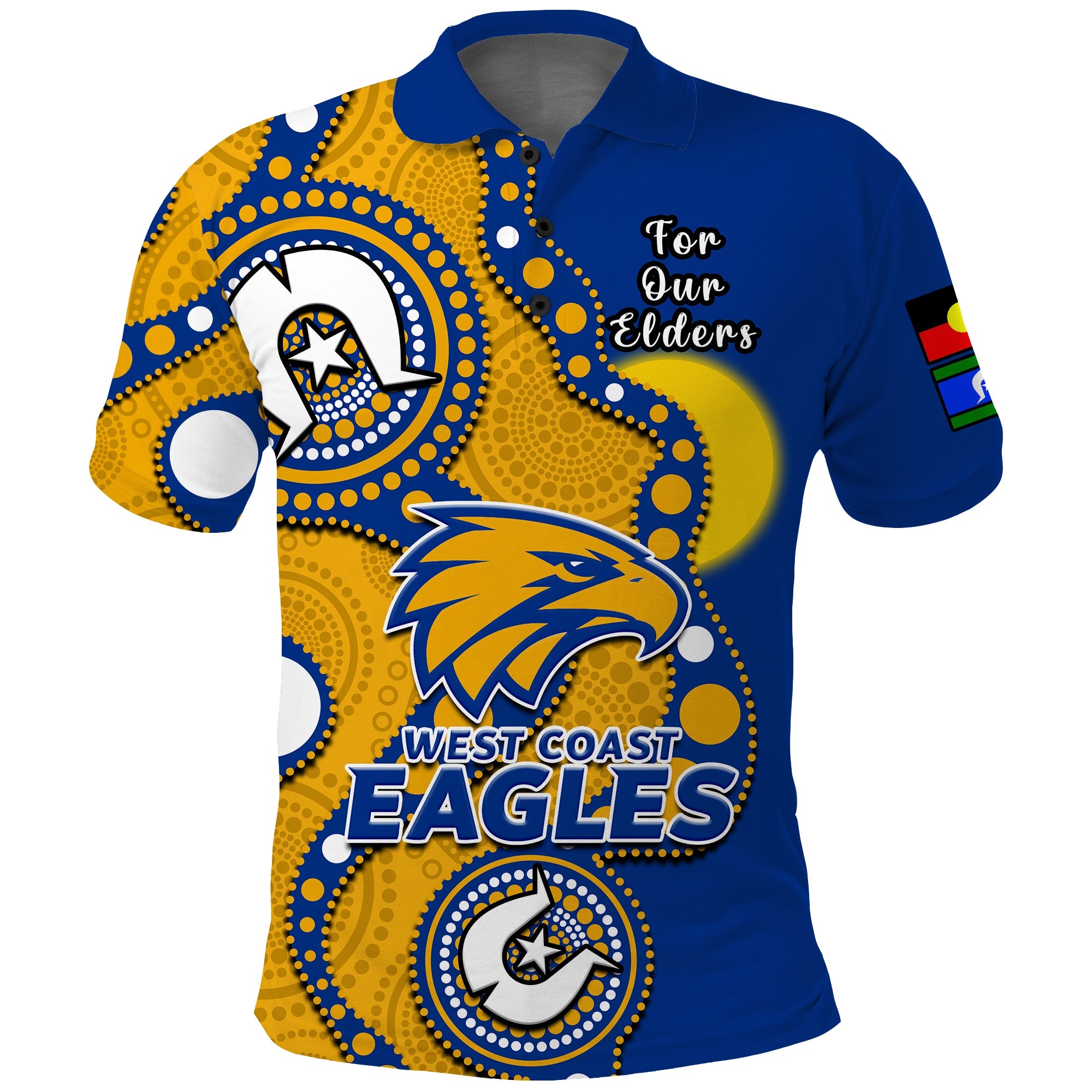 west-coast-eagles-football-naidoc-2023-polo-shirt-indigenous-for-our-elders