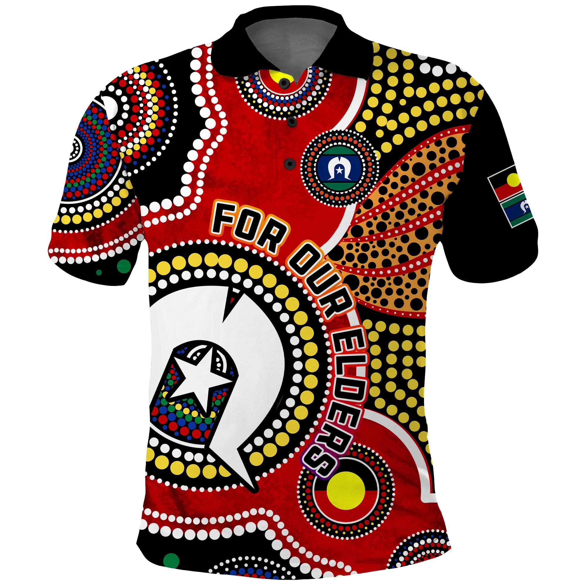 custom-personalised-australia-naidoc-week-polo-shirt-for-our-elders-aborigines-and-islanders-flag