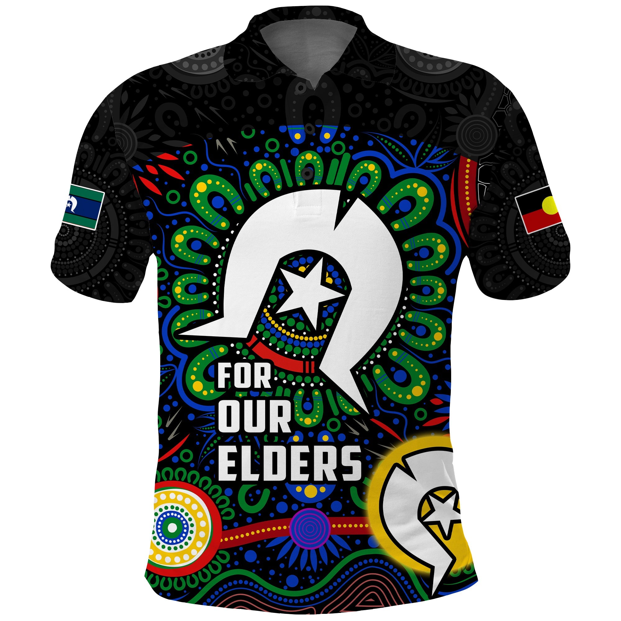 custom-personalised-australia-naidoc-week-2023-polo-shirt-aboriginal-for-our-elders