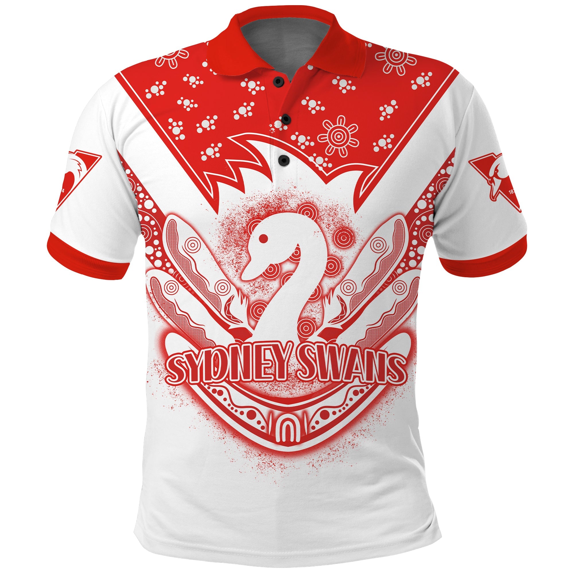 custom-text-and-number-swans-football-polo-shirt-est-1874-aboriginal-boomerang-sydney-bloods