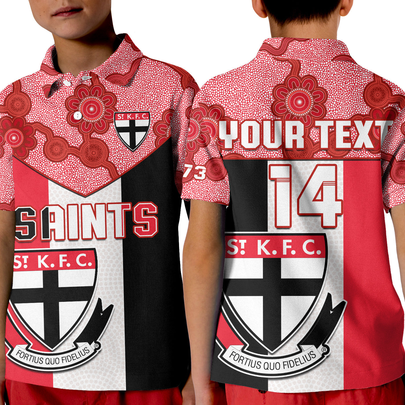 custom-text-and-number-saints-football-polo-shirt-kid-st-kilda-1873-aboriginal-dot-painting