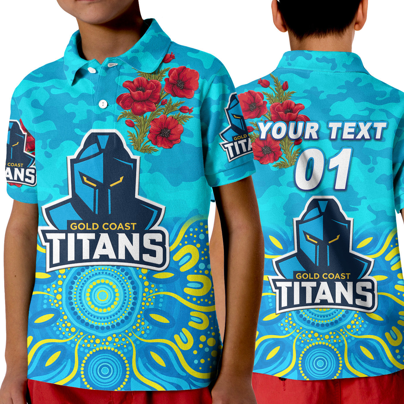 custom-personalised-gold-coast-titans-anzac-2022-polo-shirt-indigenous-vibes