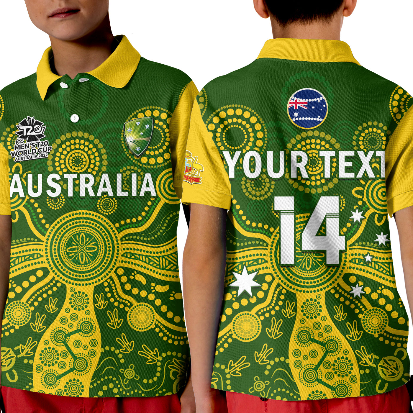 custom-text-and-number-australia-cricket-polo-shirt-kid-aussie-2022-mens-t20-world-cup-ver02