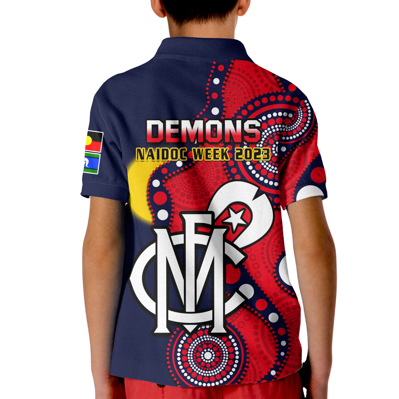 melbourne-football-naidoc-2023-polo-shirt-demons-for-our-elders-indigenous