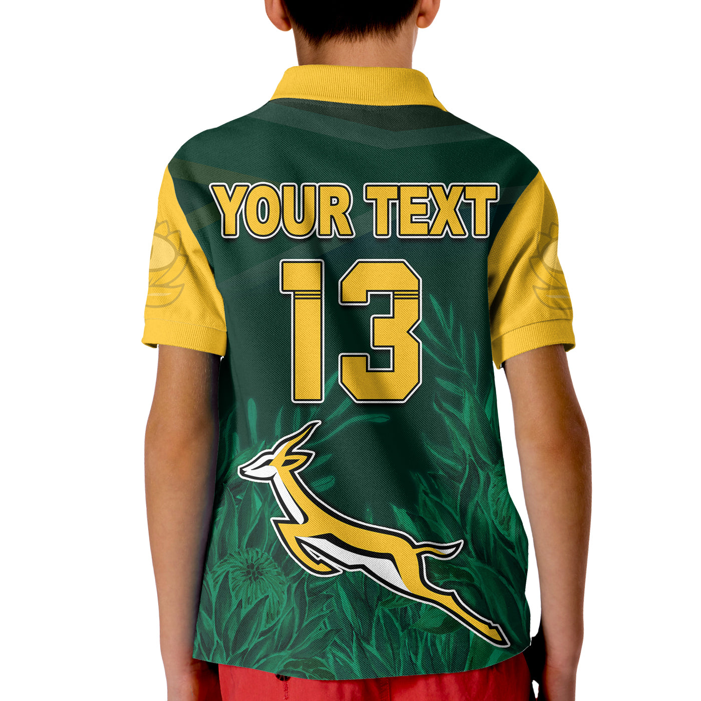 custom-text-and-number-south-africa-rugby-polo-shirt-springboks-king-protea-go-bokke