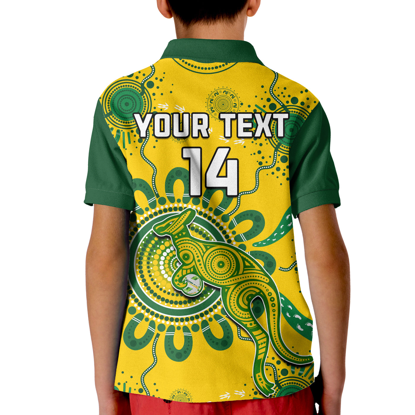 custom-text-and-number-australia-soccer-polo-shirt-kid-kangaroos-matildas-2023-fifa-womens-world-cup