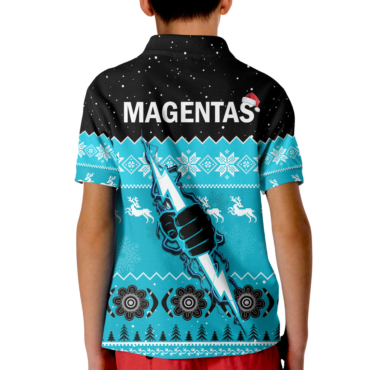 port-adelaide-football-polo-shirt-magentas-indigenous-merry-christmas