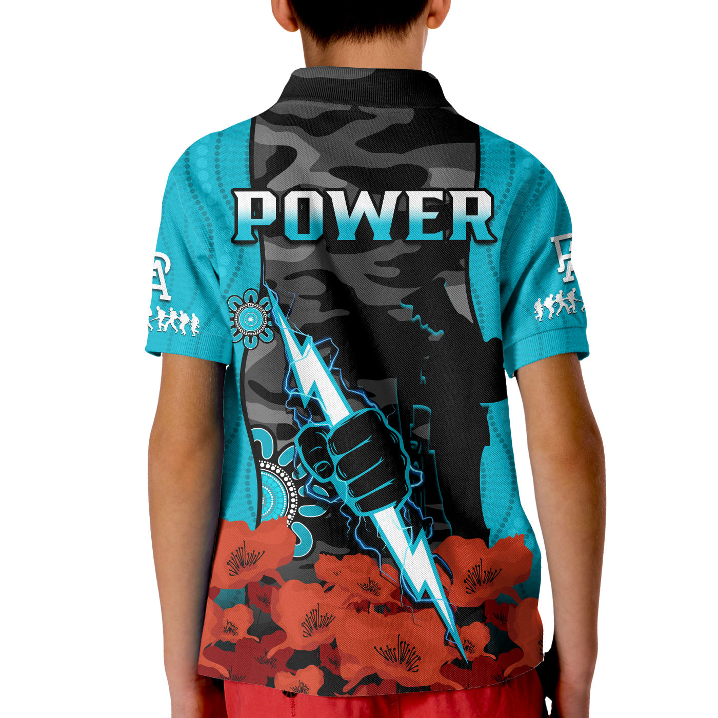 port-adelaide-football-anzac-2023-polo-shirt-power-aboriginal-mix-poppy-camouflage