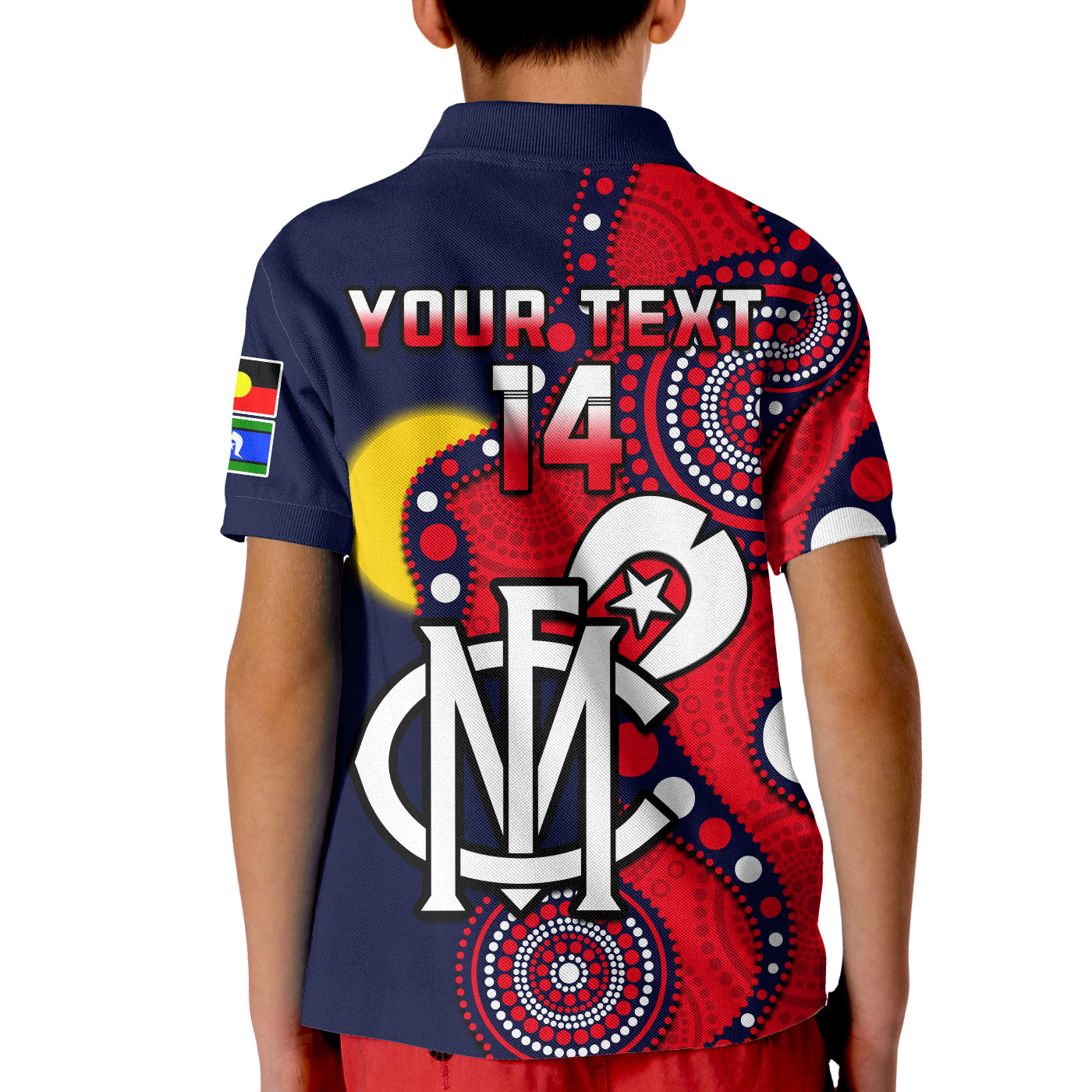 custom-text-and-number-melbourne-football-naidoc-2023-polo-shirt-demons-for-our-elders-indigenous