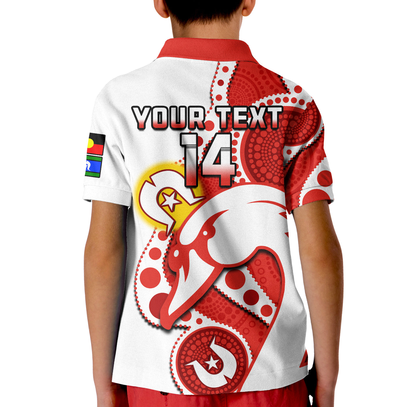 custom-text-and-number-swans-football-naidoc-2023-polo-shirt-sydney-for-our-elders-indigenous-art