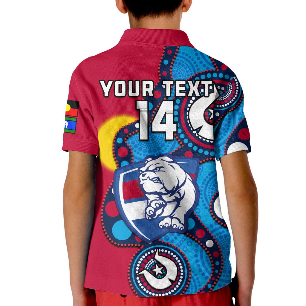 custom-text-and-number-western-bulldogs-football-naidoc-2023-polo-shirt-kid-indigenous-for-our-elders